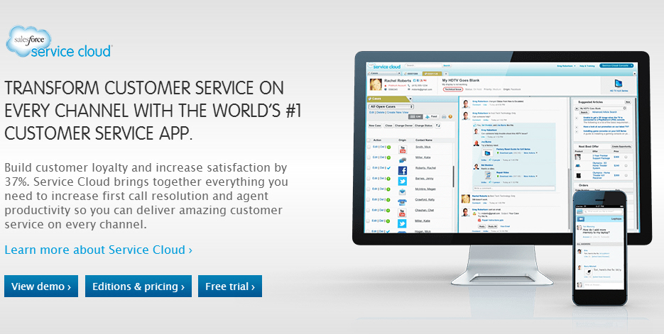 CRM ด้านงานบริการ Service Cloud CRM ด้านงานบริการ Service Cloud