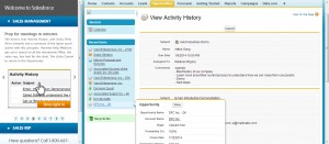 03 CRM Test Drive - View Activity History