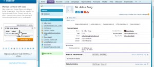 11 CRM Test Drive - Manage Contact